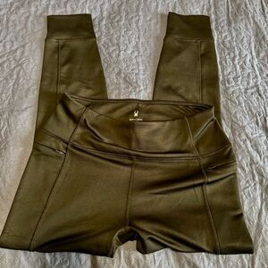 Spyder Black Activewear Leggings. Size Large
